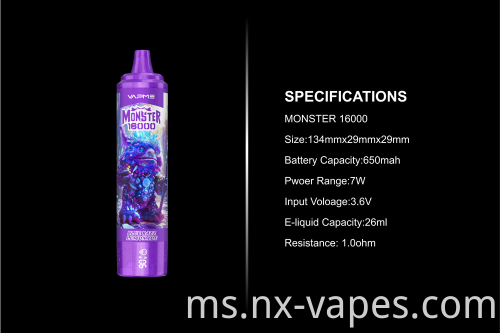 VAPME Monste 16000 (1)